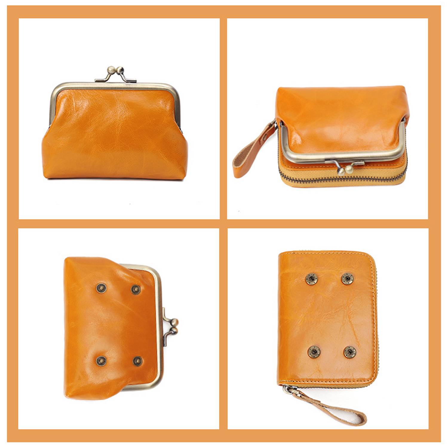 2 in1 PU Leather Card Holder with Blocking Case 7