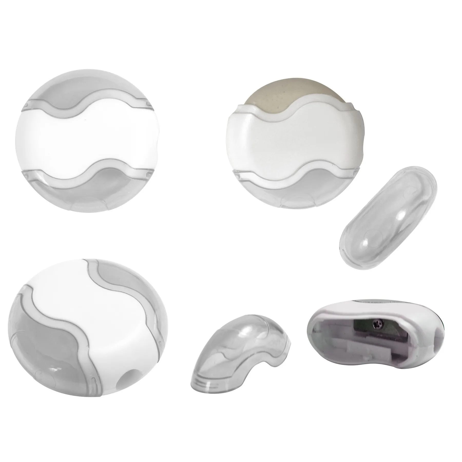 Round Pencil Sharpener & Eraser 2