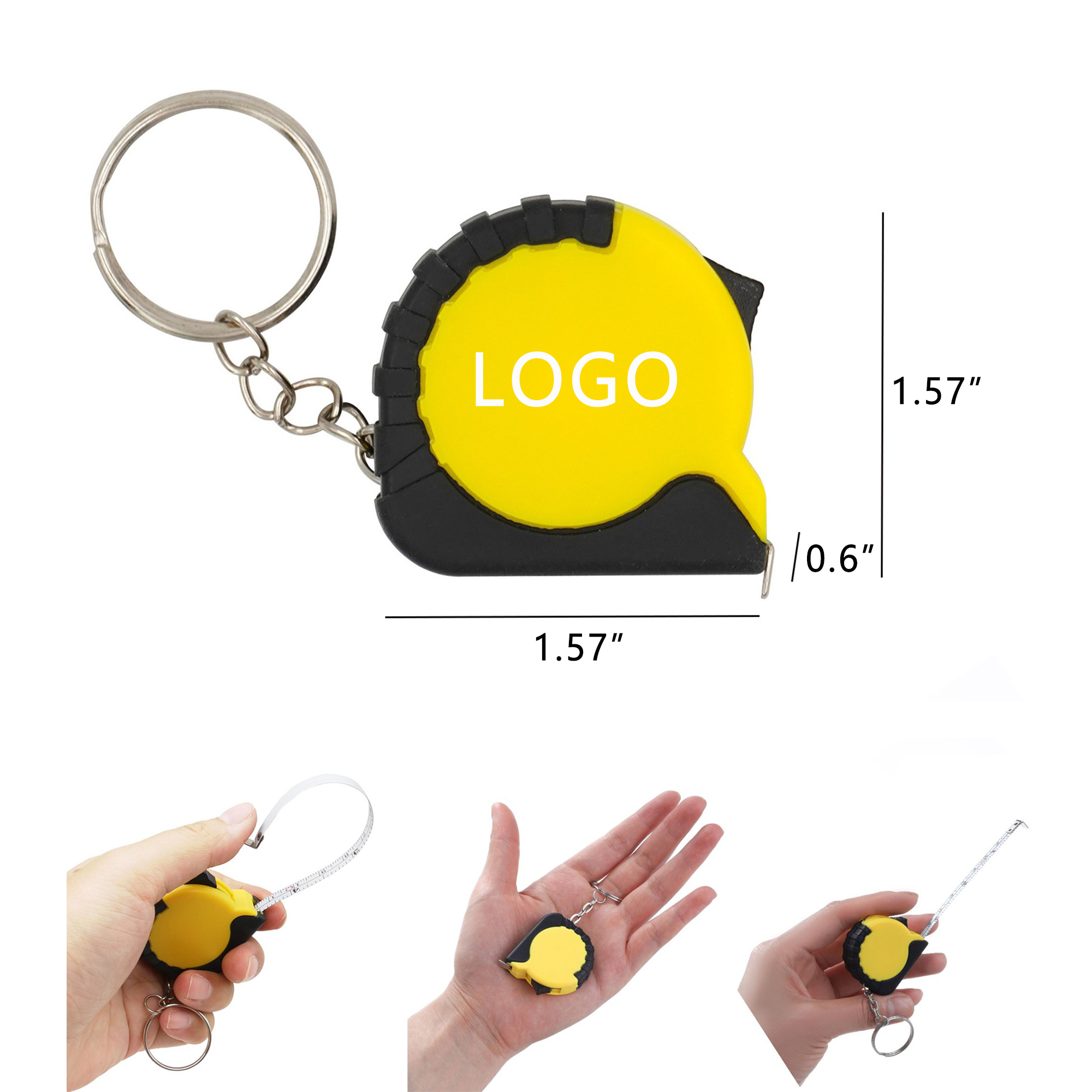 Mini Steel Tape Measure Retractable 3