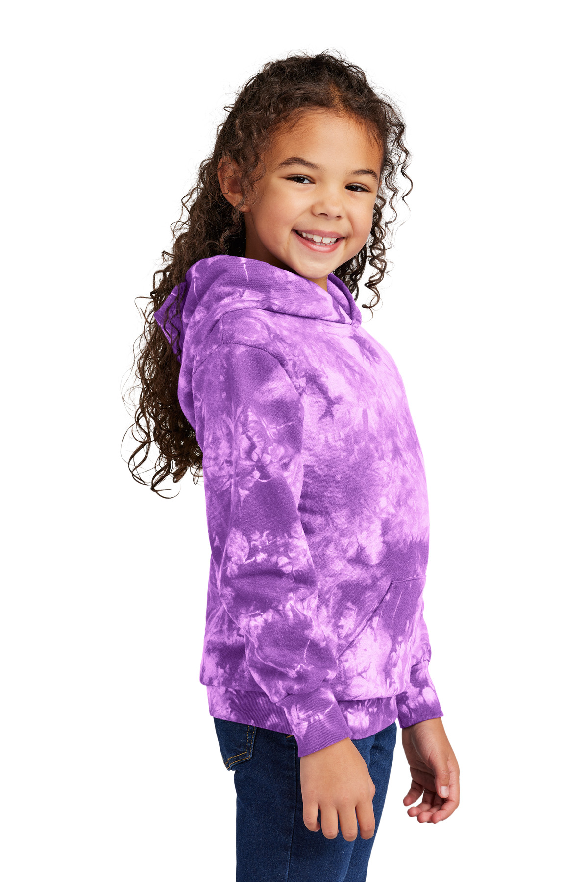 Port & Co Youth Crystal Tie-Dye Pullover Hoodie PC144Y 27