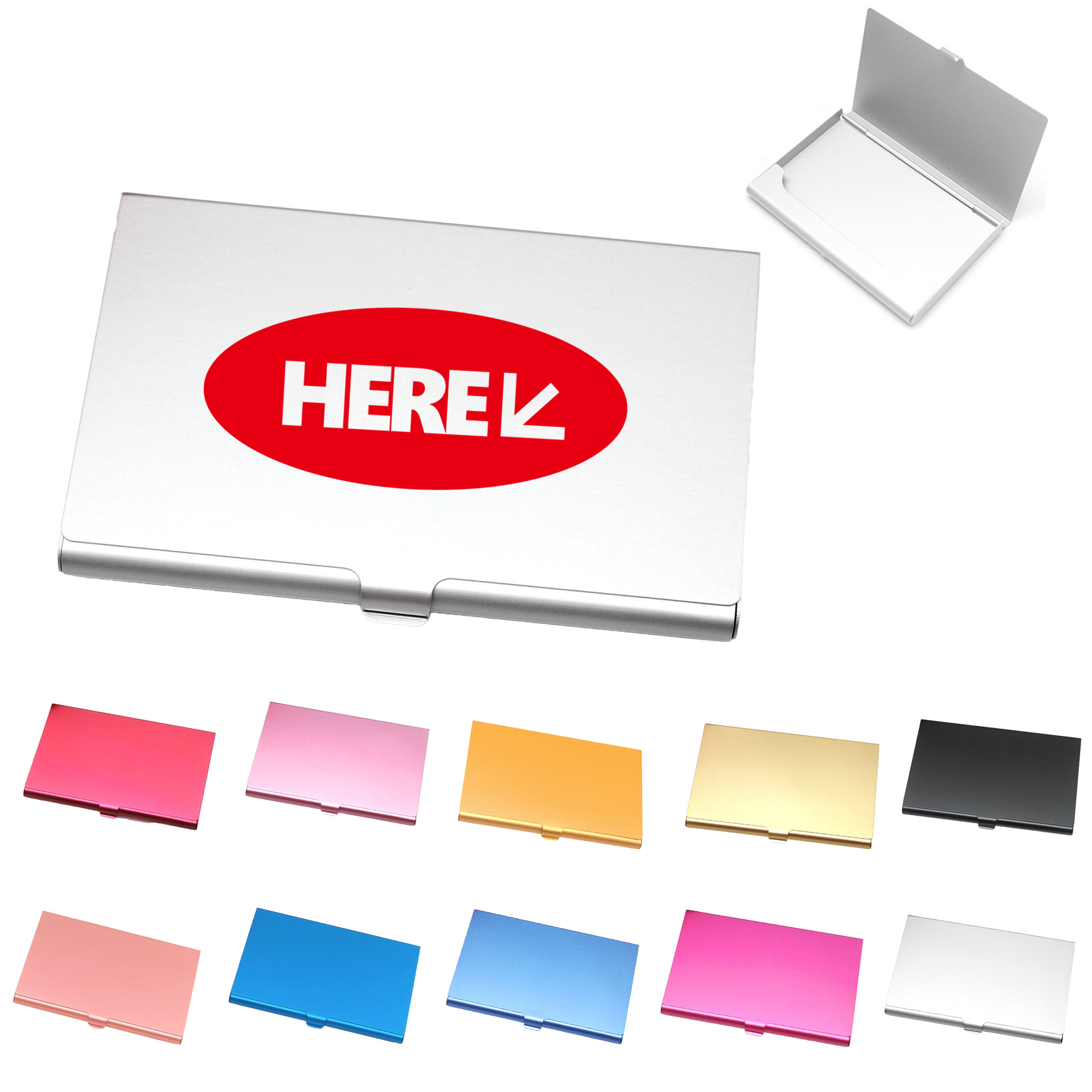 MOQ 50 Aluminum Alloy Business Card Case 2