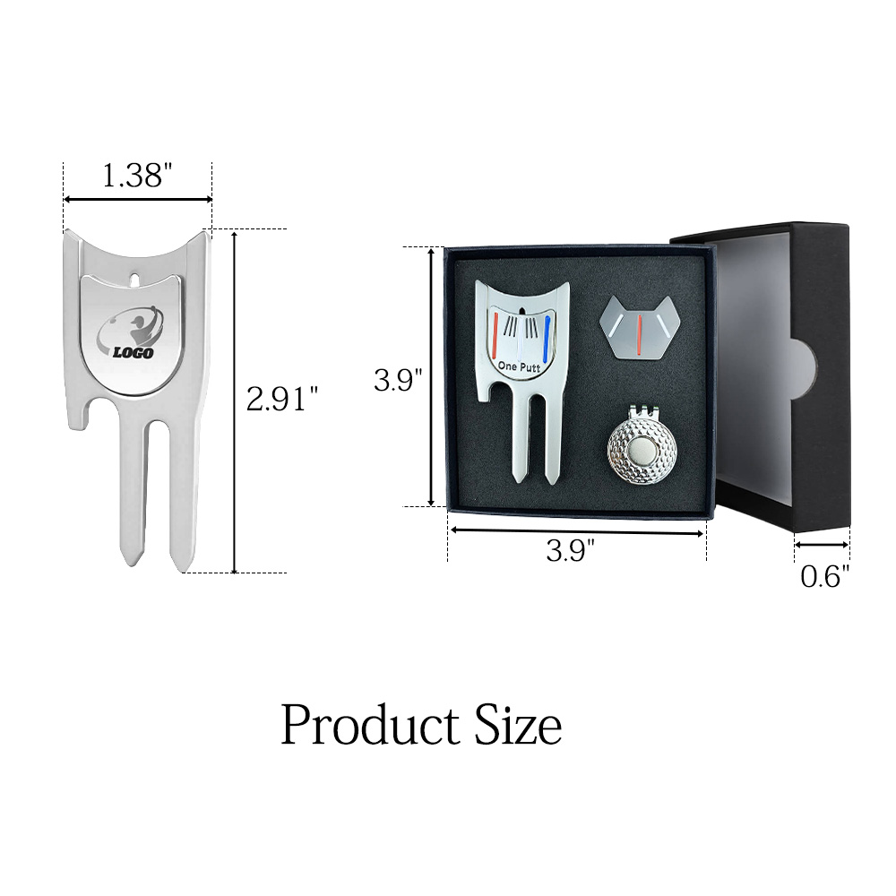 Magnetic Cap Clip Ball Marker Golf Set 5