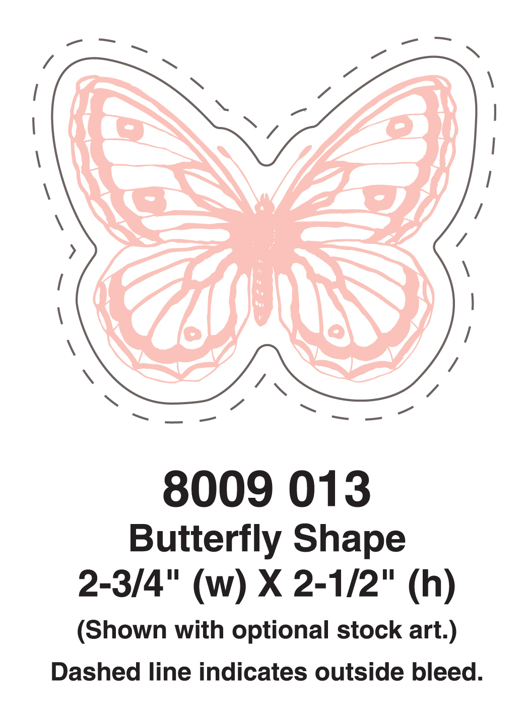 Magnet - Butterfly Shape (2.8x2.3) - 20 Mil. 3