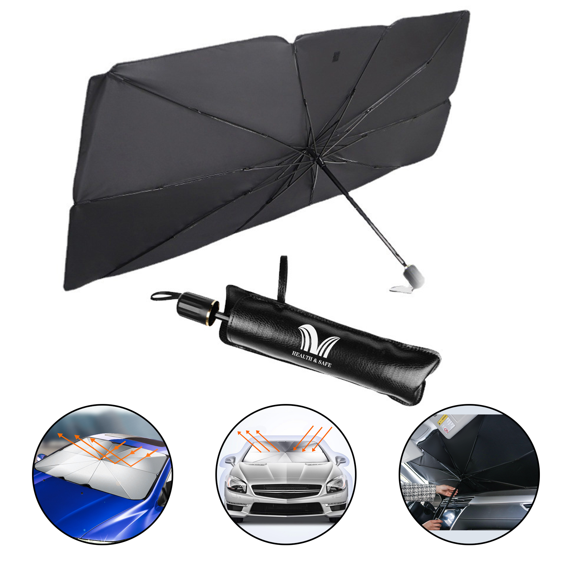 Auto Windshield Sunshade Umbrella 2