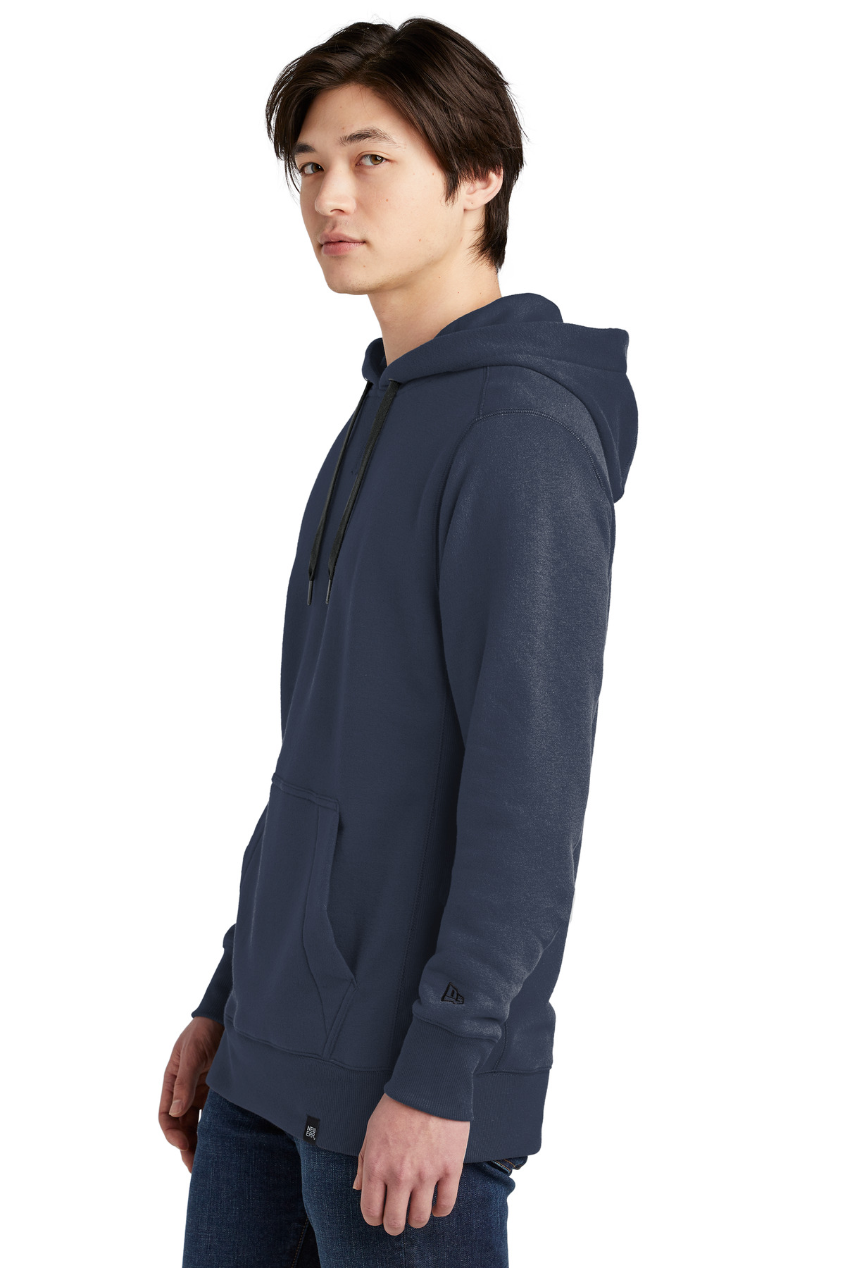 New Era French Terry Pullover Hoodie. NEA500, custom hoodie or sweatshirt with logo imprint 14