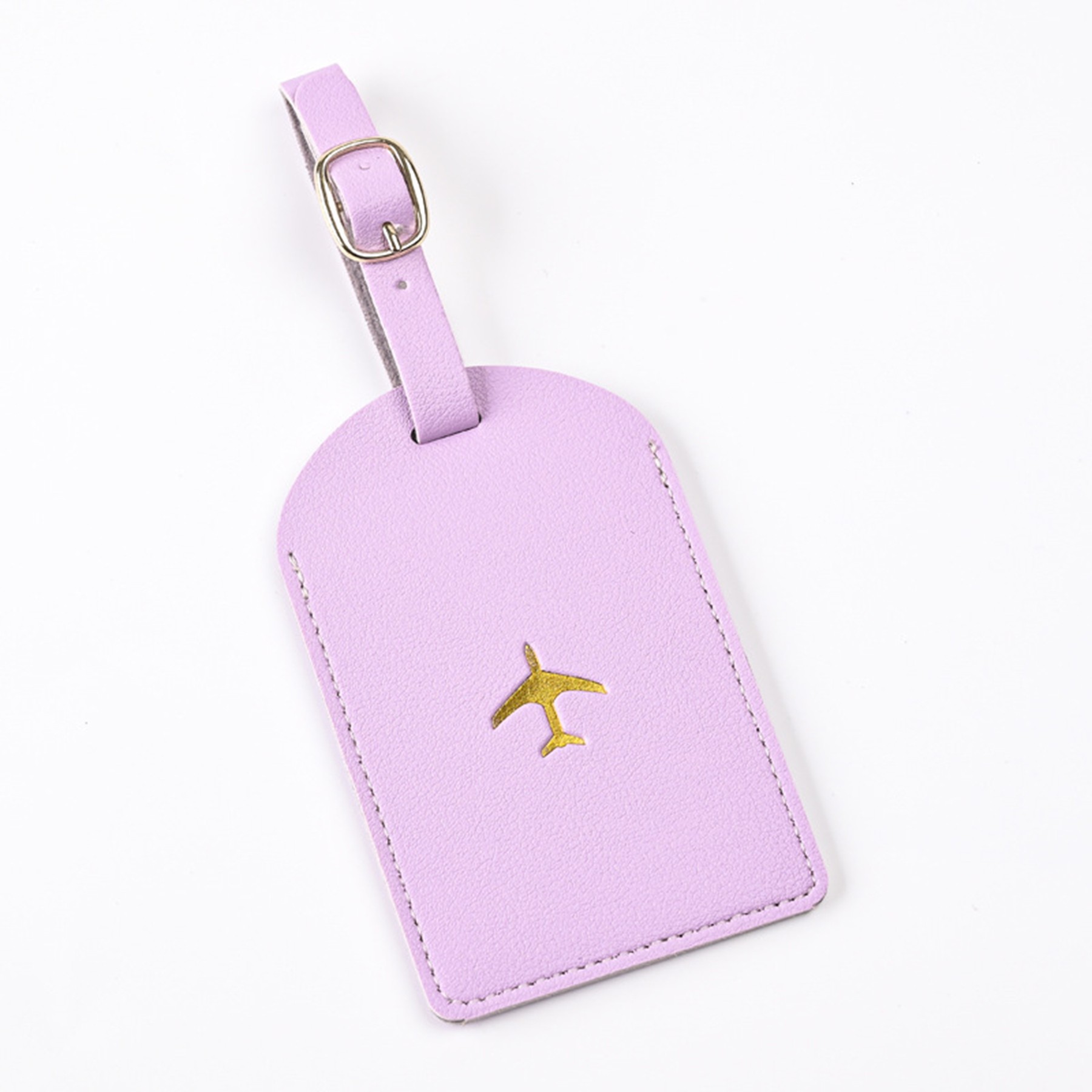 PU Leather Stamping Aircraft Boarding Pass Hanging Tag 8