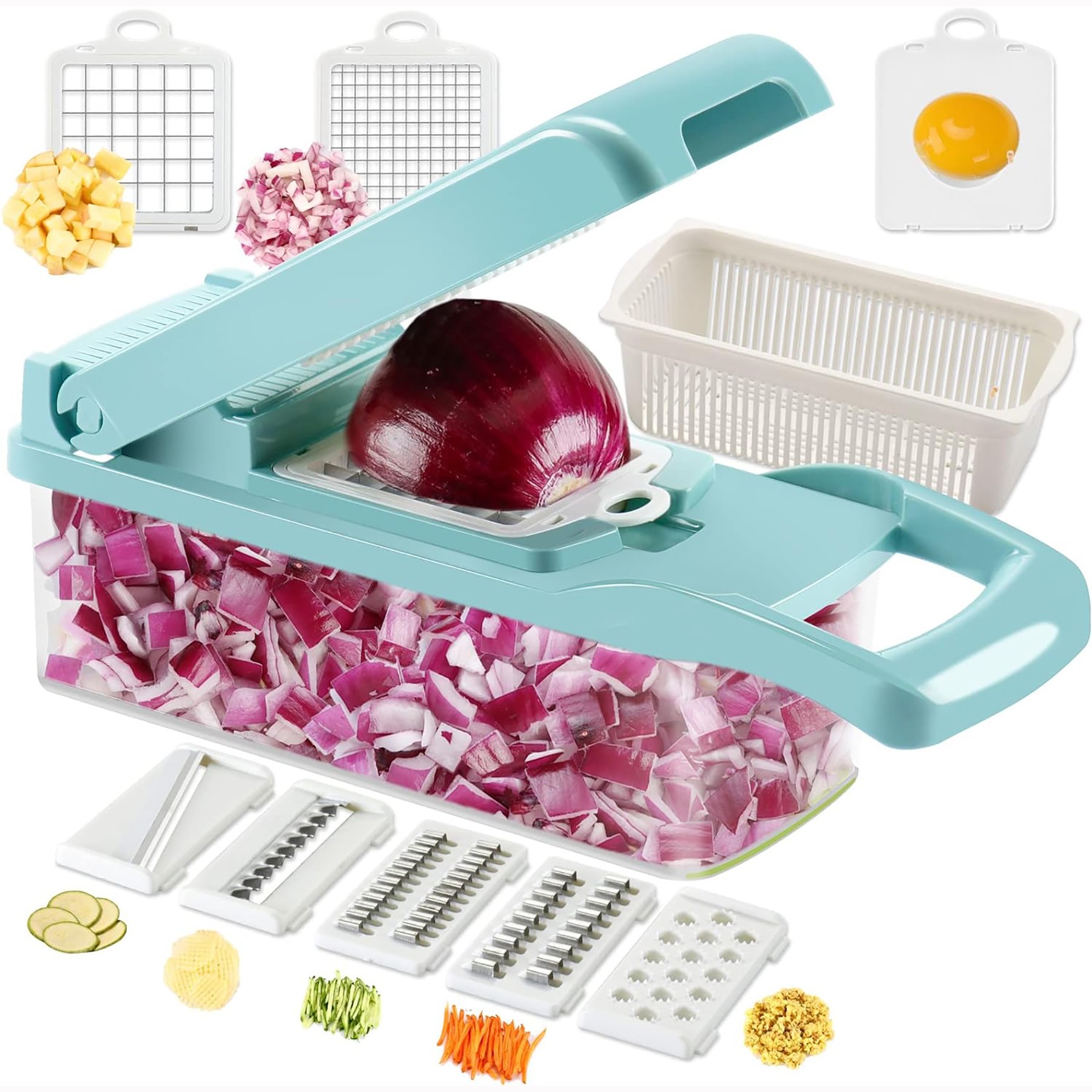 Multifunctional 12 in 1 Veggie Chopper 5