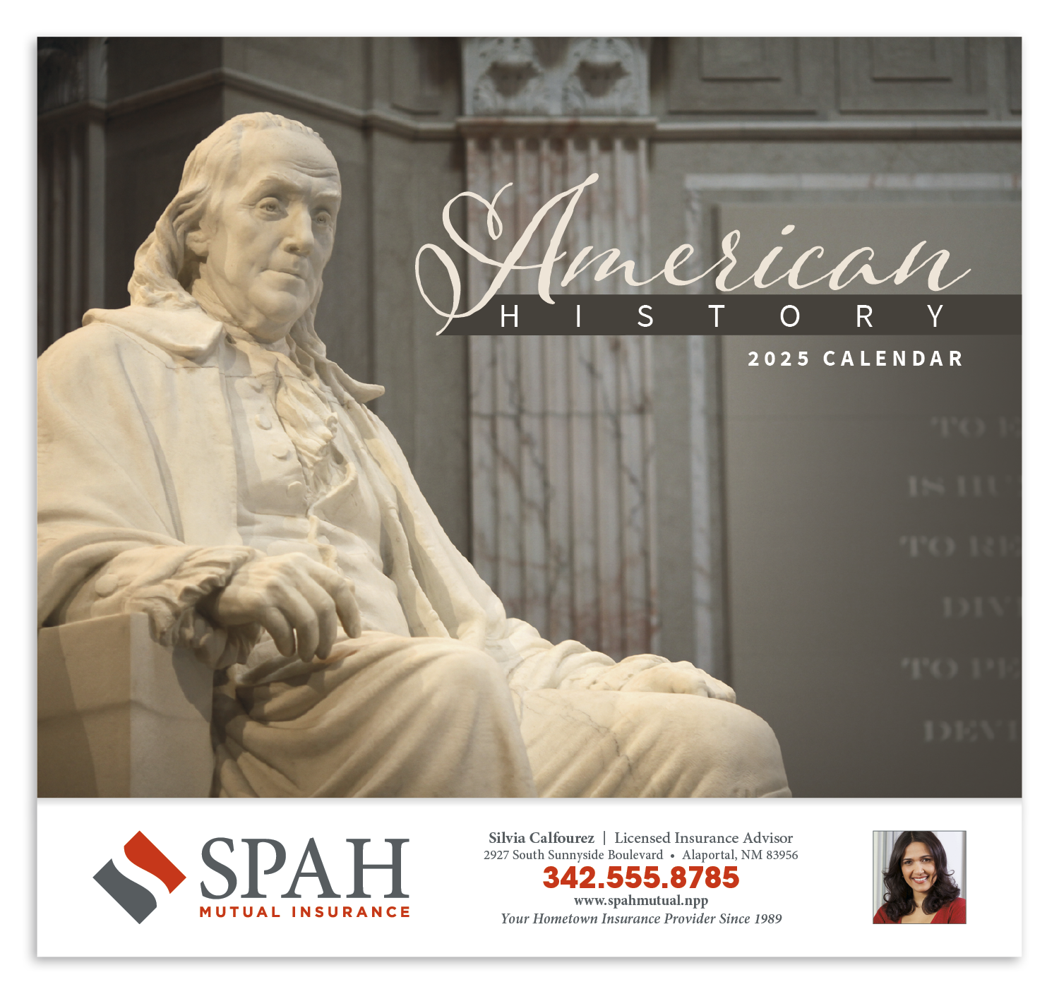 HotLine® Products American History Appointment Calendar - Stapled 2