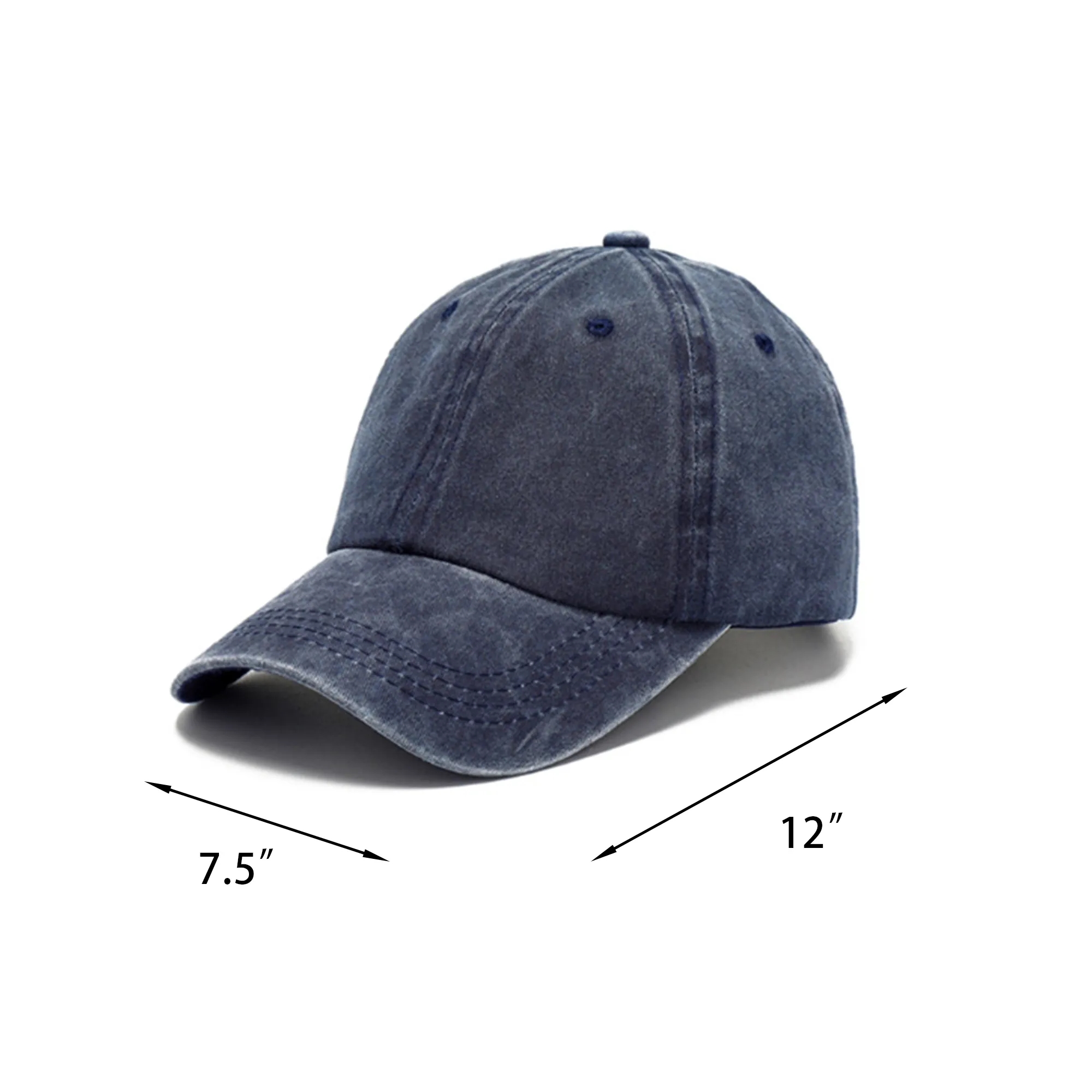 MOQ50 Washed Embroidery Baseball Cap 2