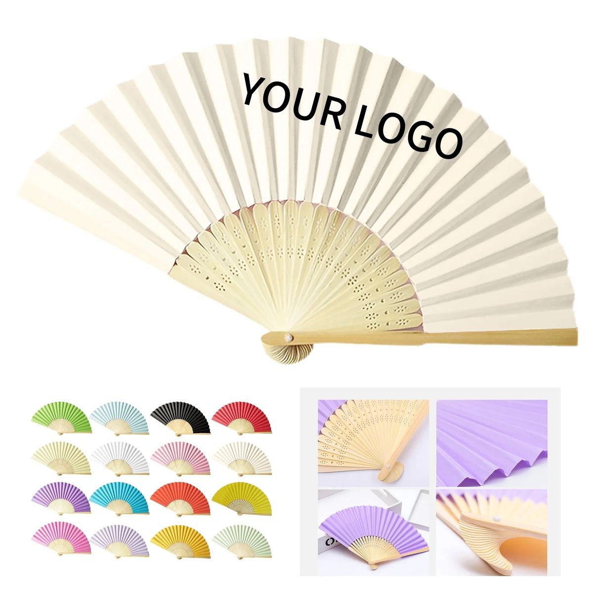 Elegant Folding Fan for Performances and Branding 4