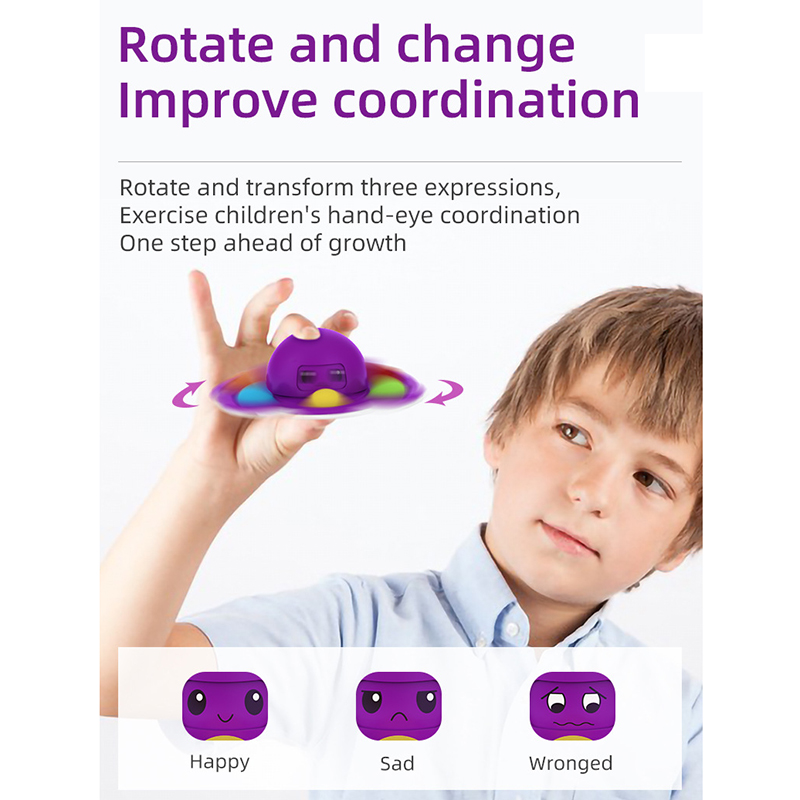 Octopus Face-Changing Bubble Sensory Toy 18