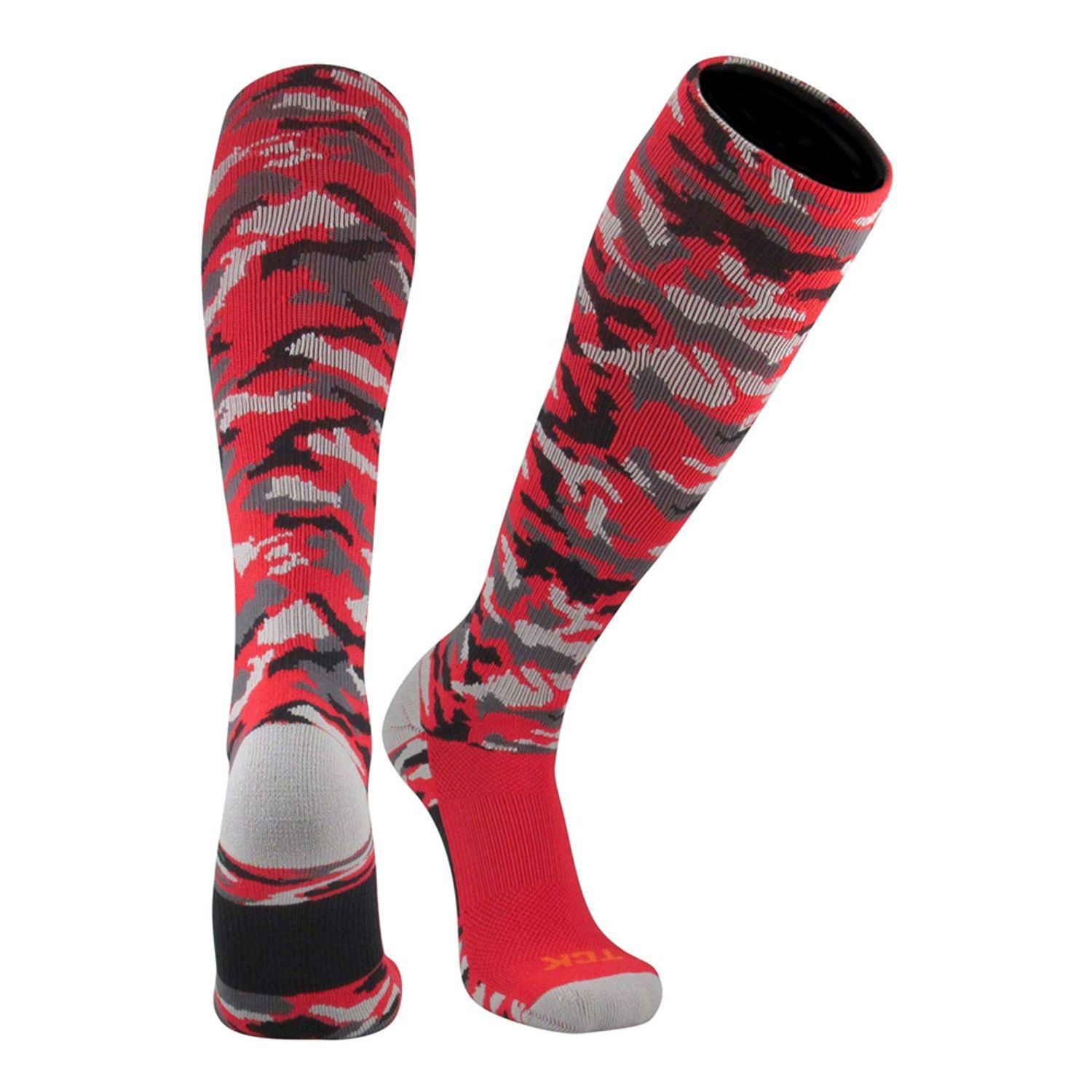 Cushioned knee high knitted baseball socks, 144 needle 6