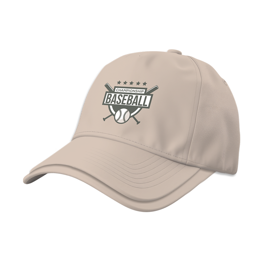 Premium Stock Cotton 6-Panel Layered Visor Unstructured Cap