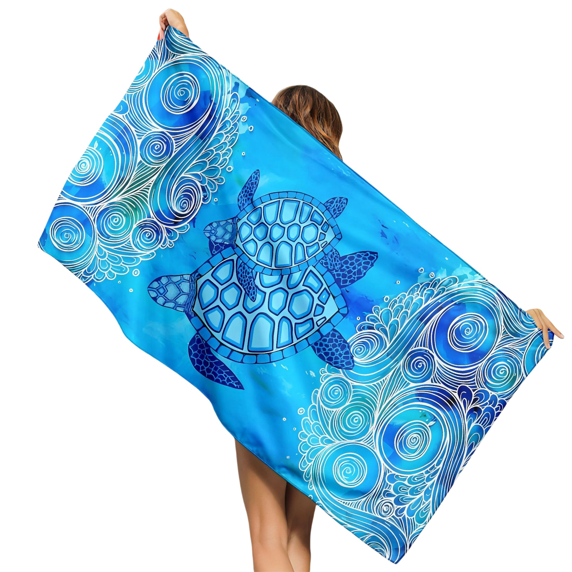 Premium Microfiber, 30 x 60, Mid-Weight, Color Beach Towel 19