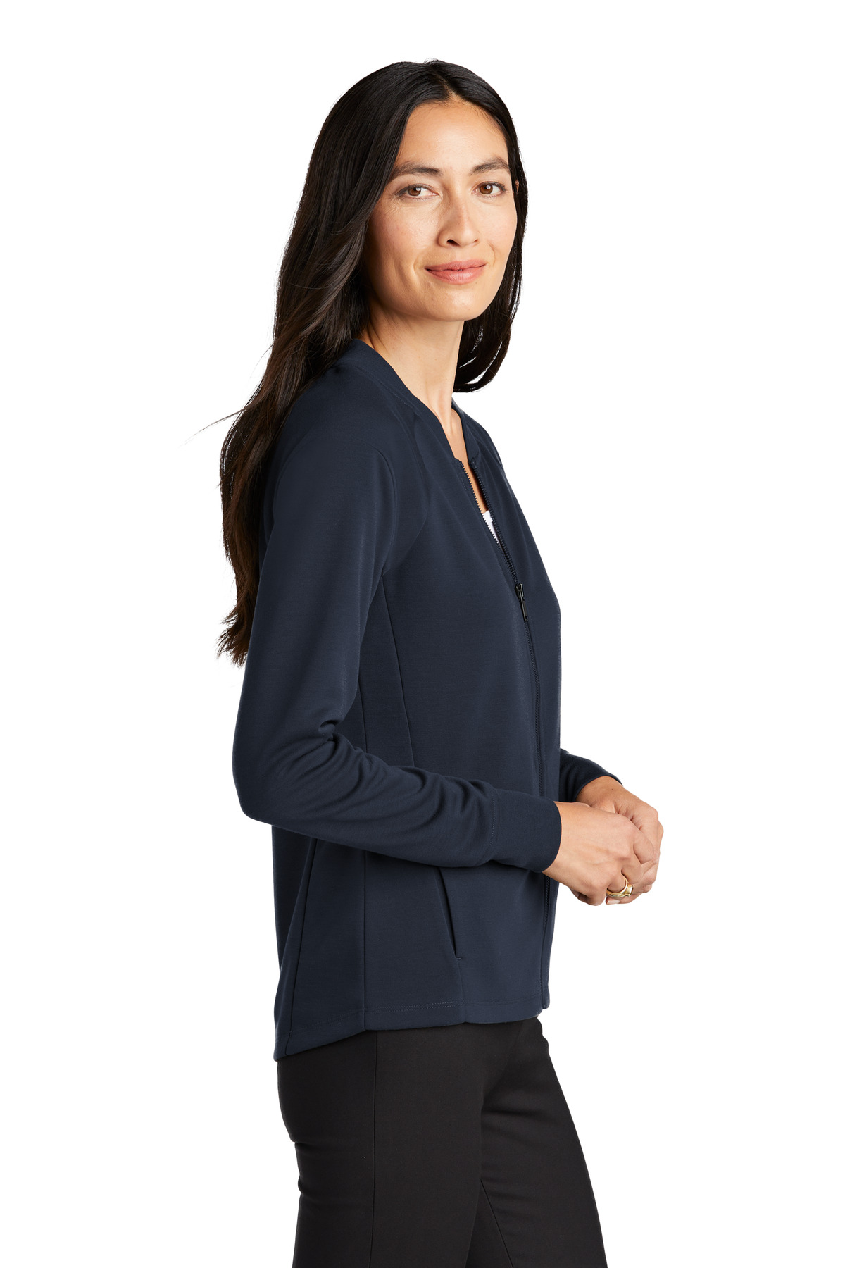 Mercer+Mettle Women's Double-Knit Bomber MM3001 16