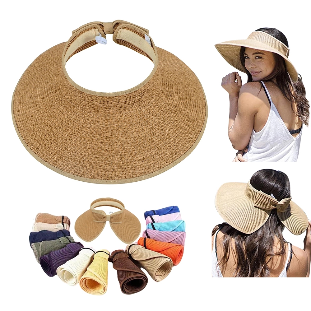 Foldable Cool Straw Hat With Large Brim 10