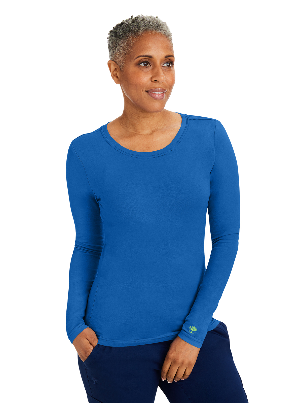 Healing Hands - HH Knits - Women's Pocketless Melissa Long Sleeve Underscrub Tee 29
