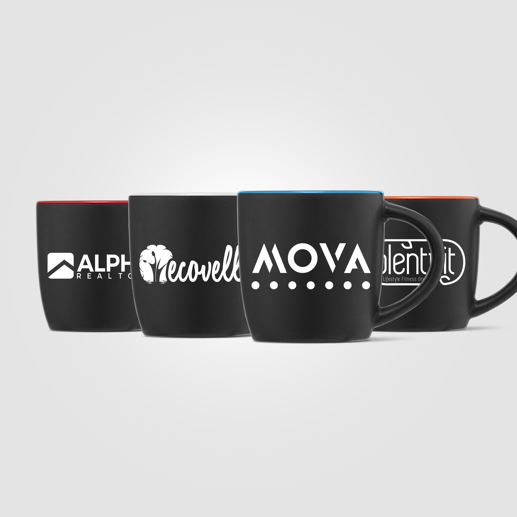 Zanzibar Ceramic ColorPop Black Mug – 12 oz. 13