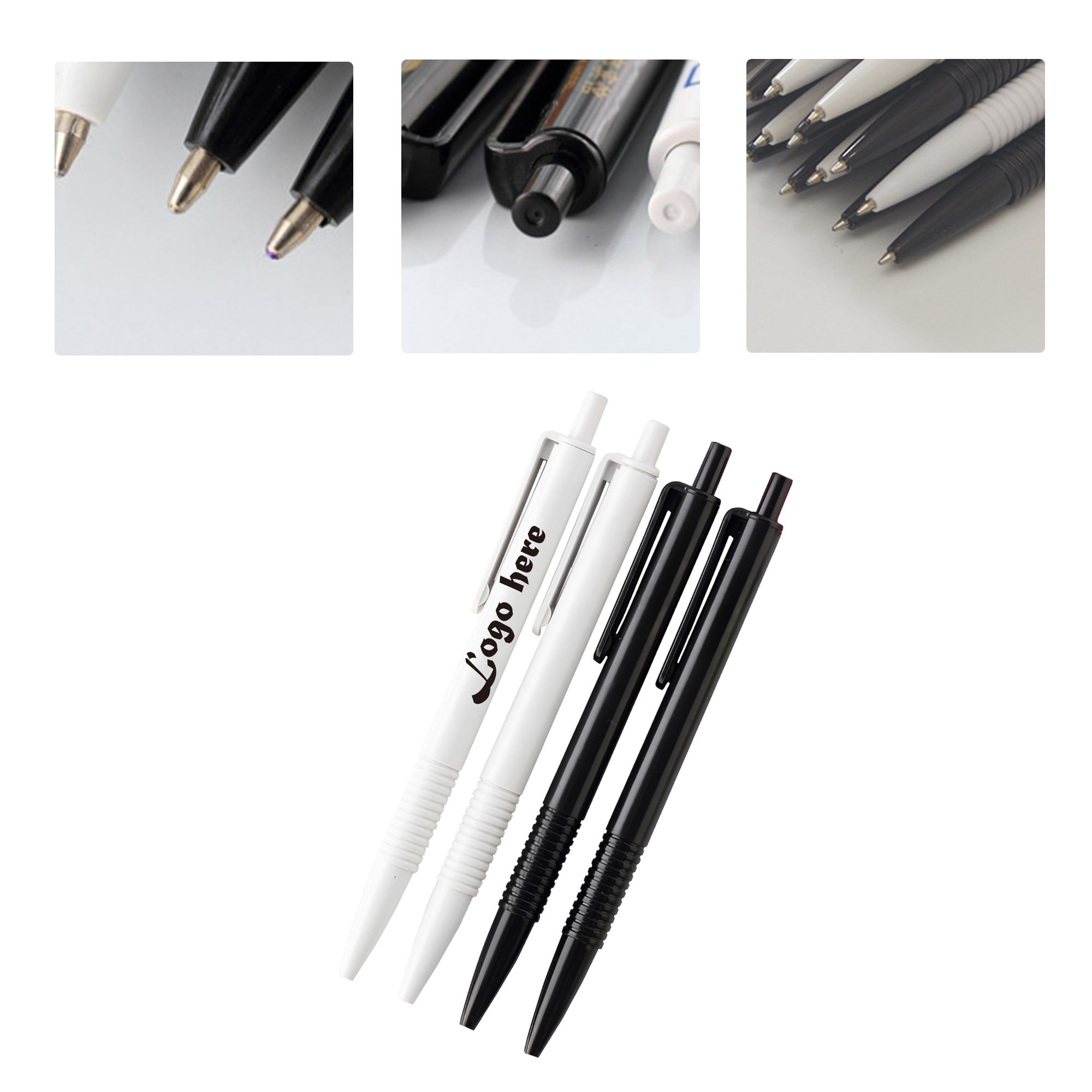 MOQ50 Custom Hotel Retractable Ballpoint Pen 2