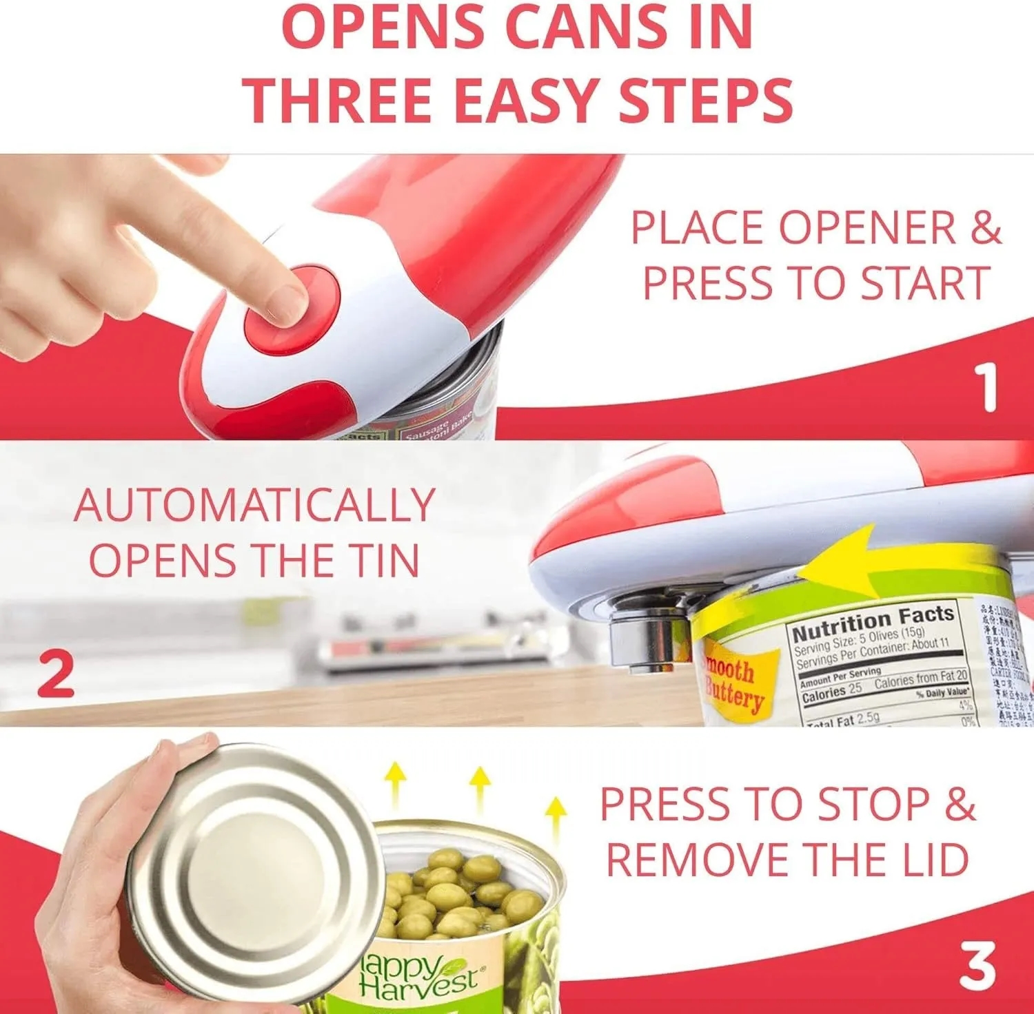 Auto Electric Can Opener 6