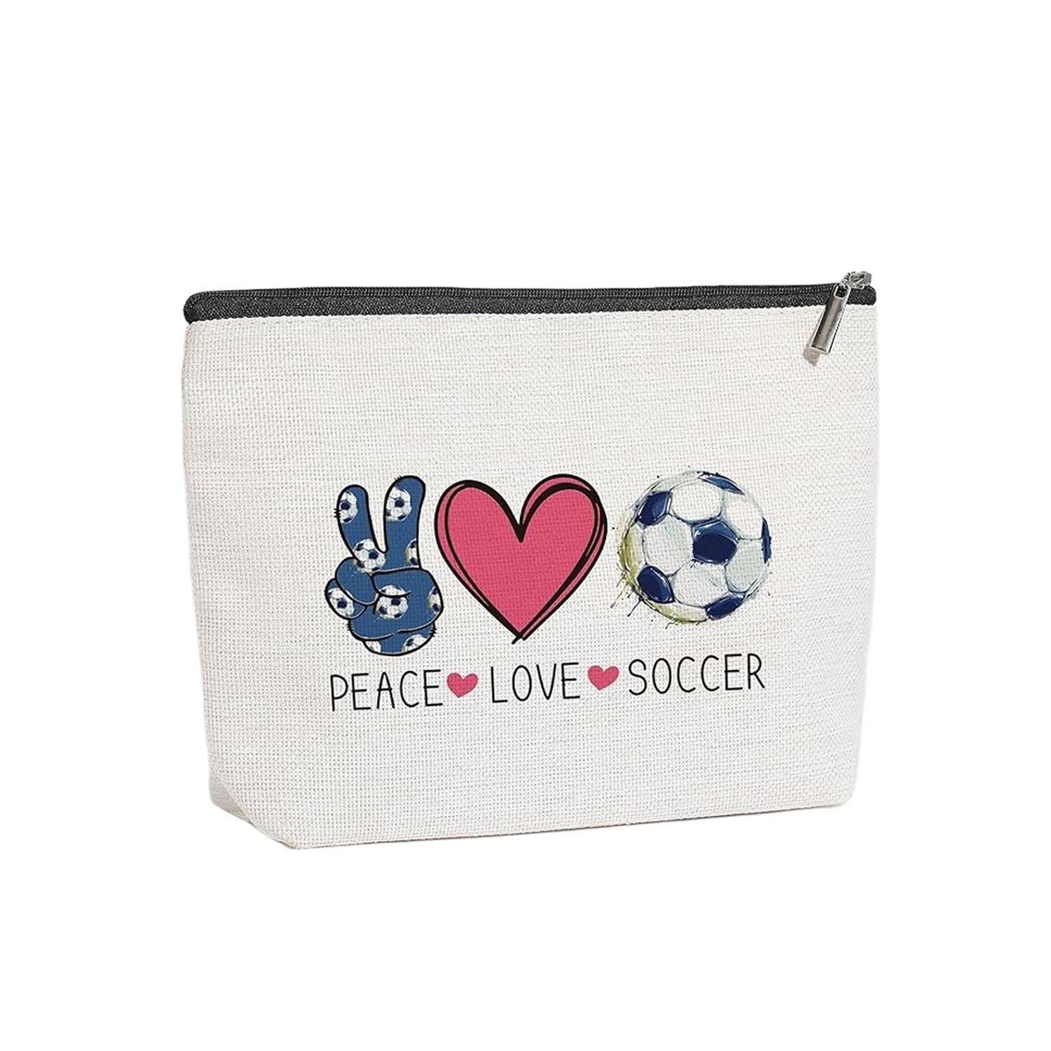 Compact Waterproof Linen Cosmetic Bag for Golf Lover 7