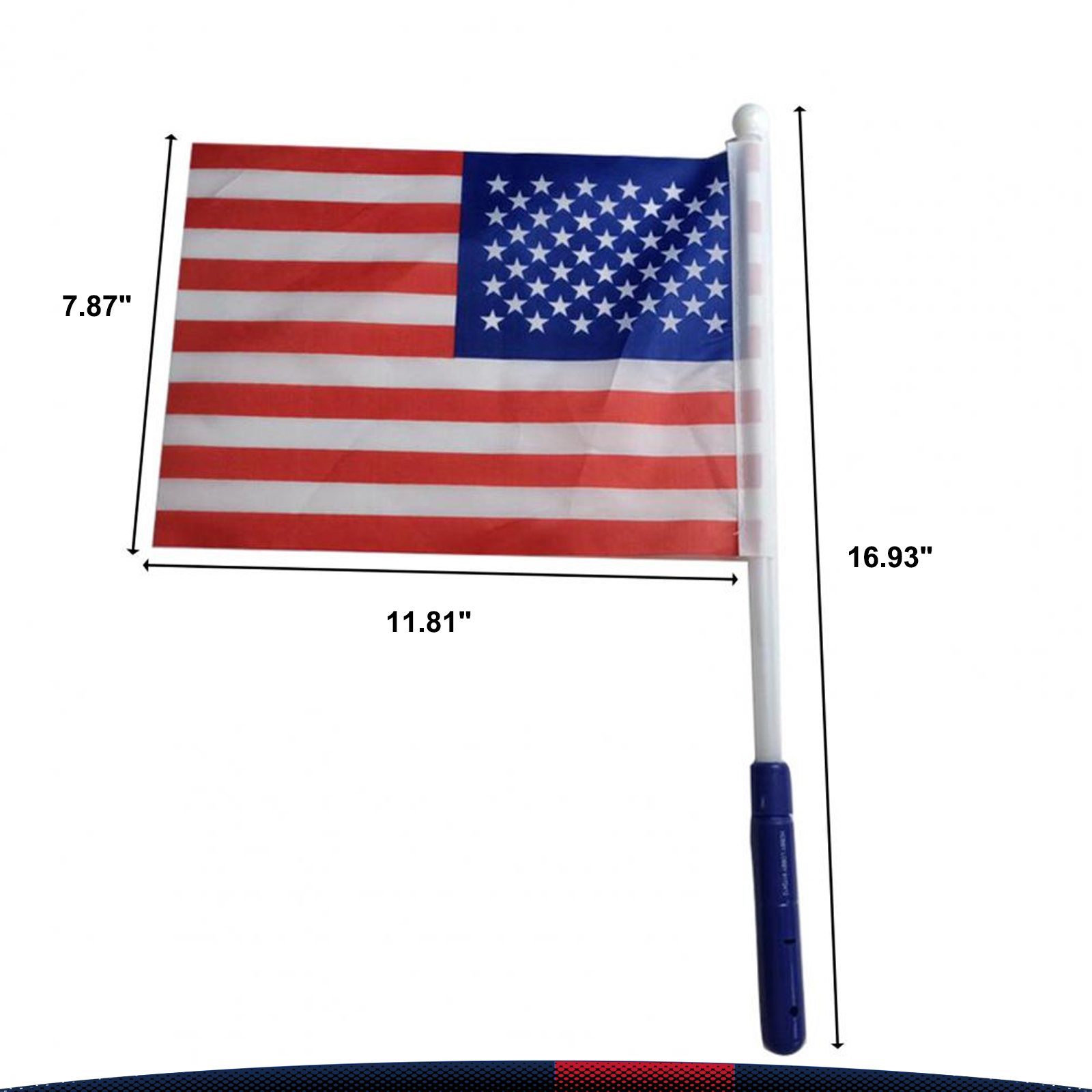 National Hand LED Flag 2