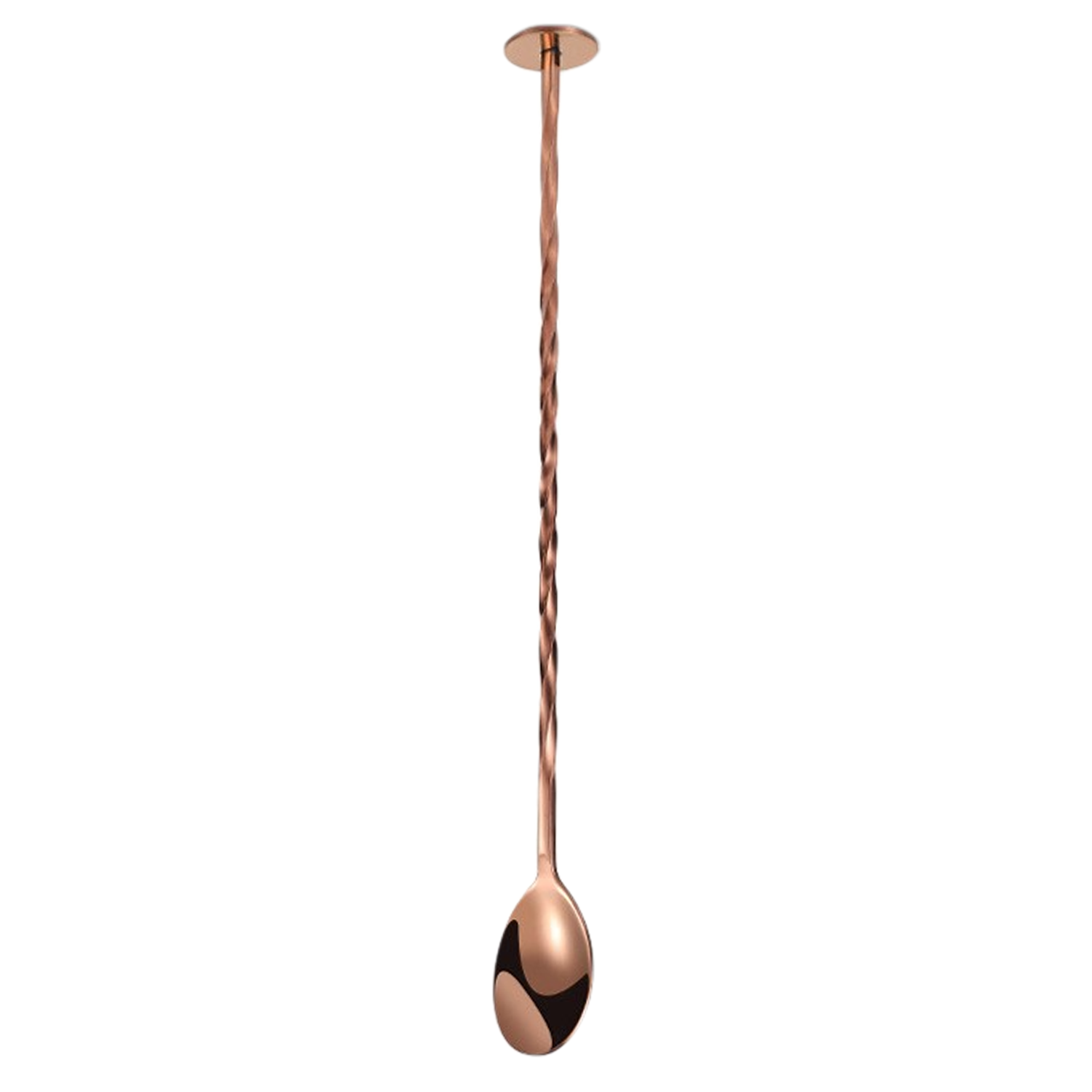 Stainless Steel Bar Spoon w/Spiral Handle for Mixing Drinks 5
