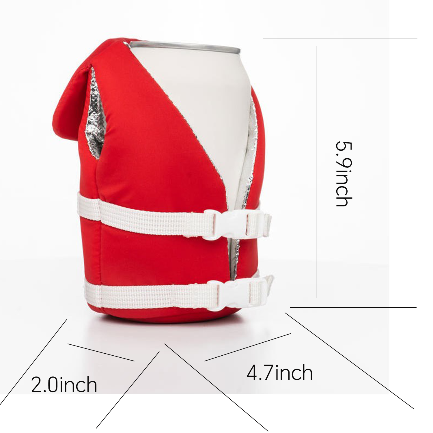 Life Vest Beverage Can Insulated Cooler Sleeve 3
