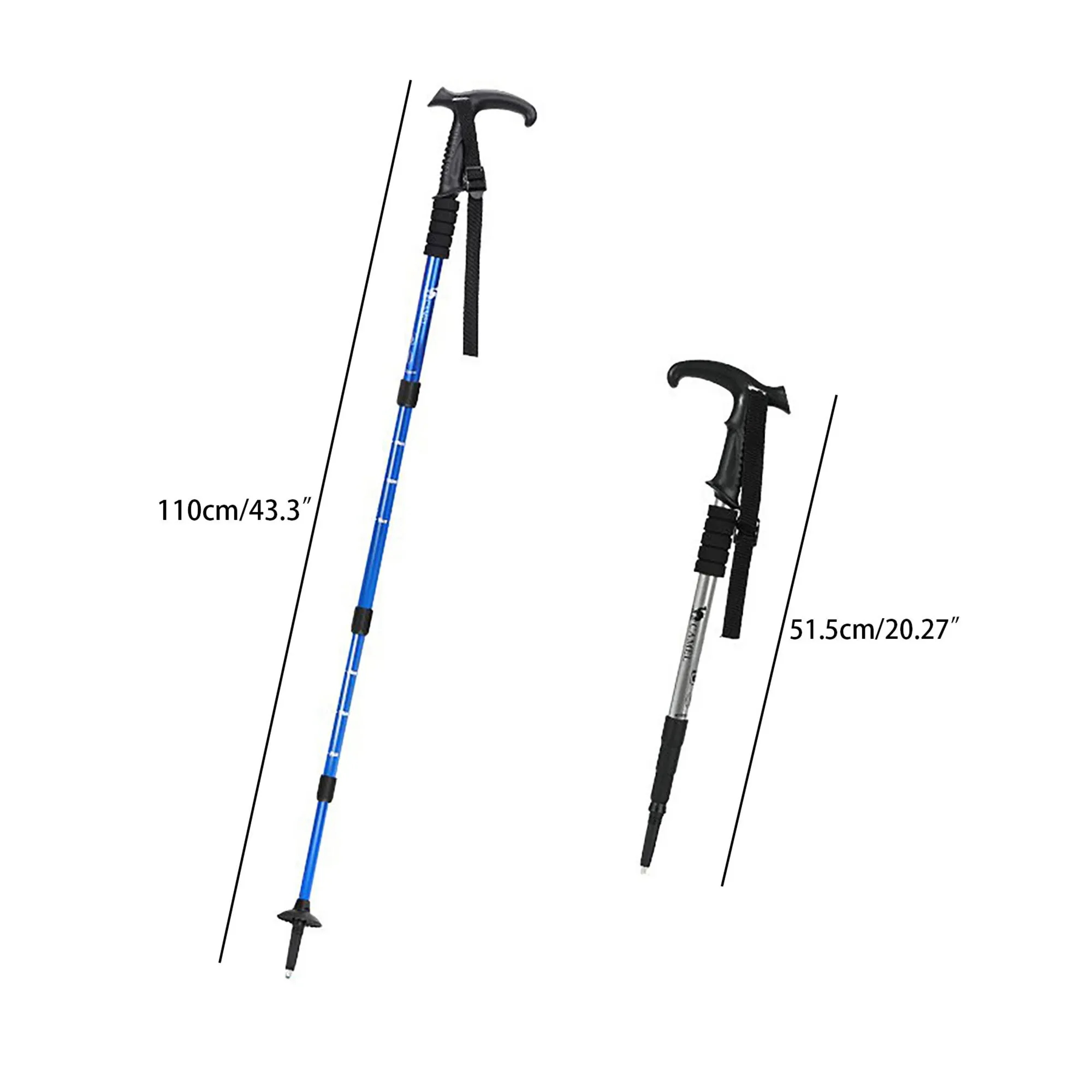 Portable Climbing Hiking Anti Slip Cane 3