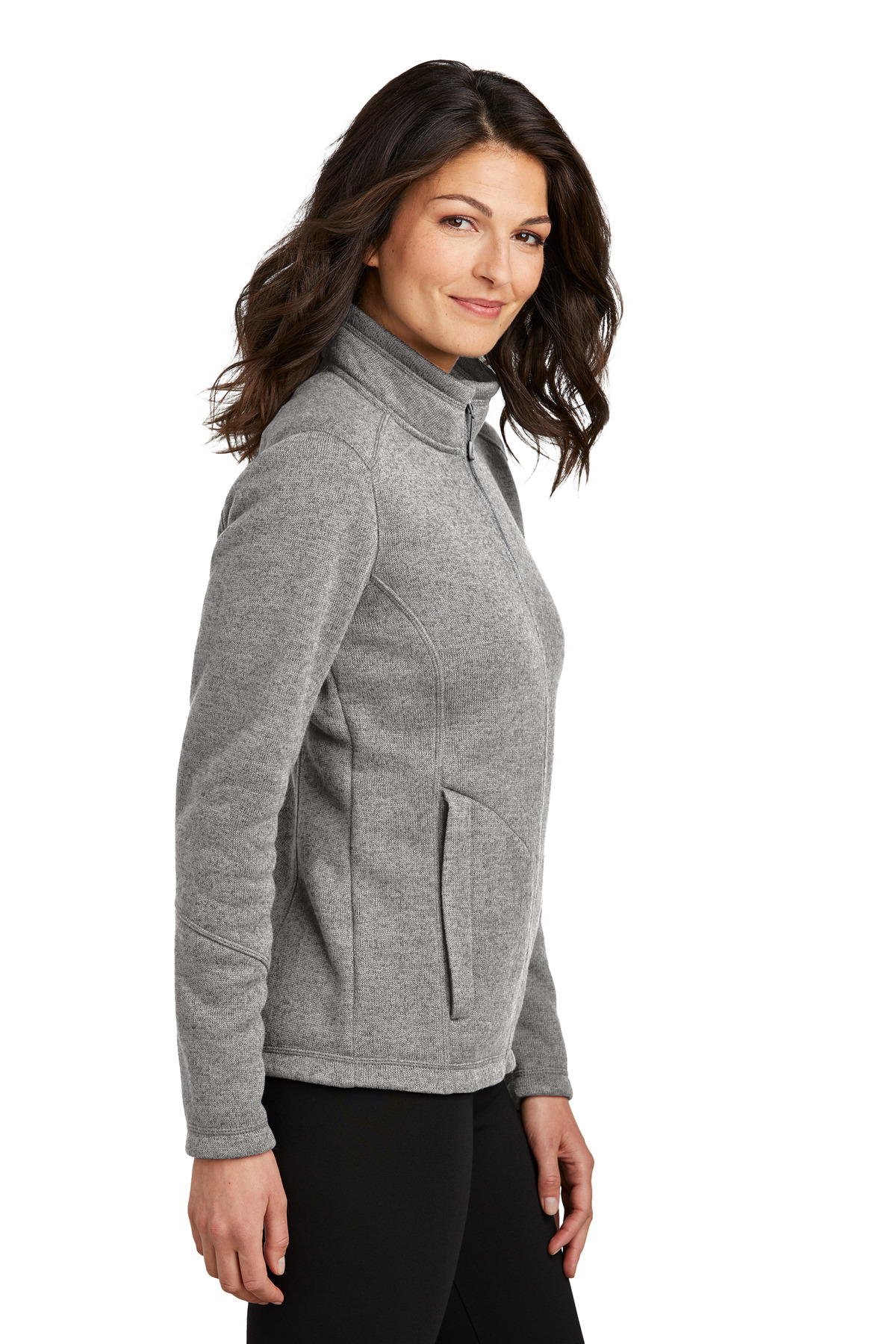 Port Authority® Women's Arc Sweater Fleece Jacket 21