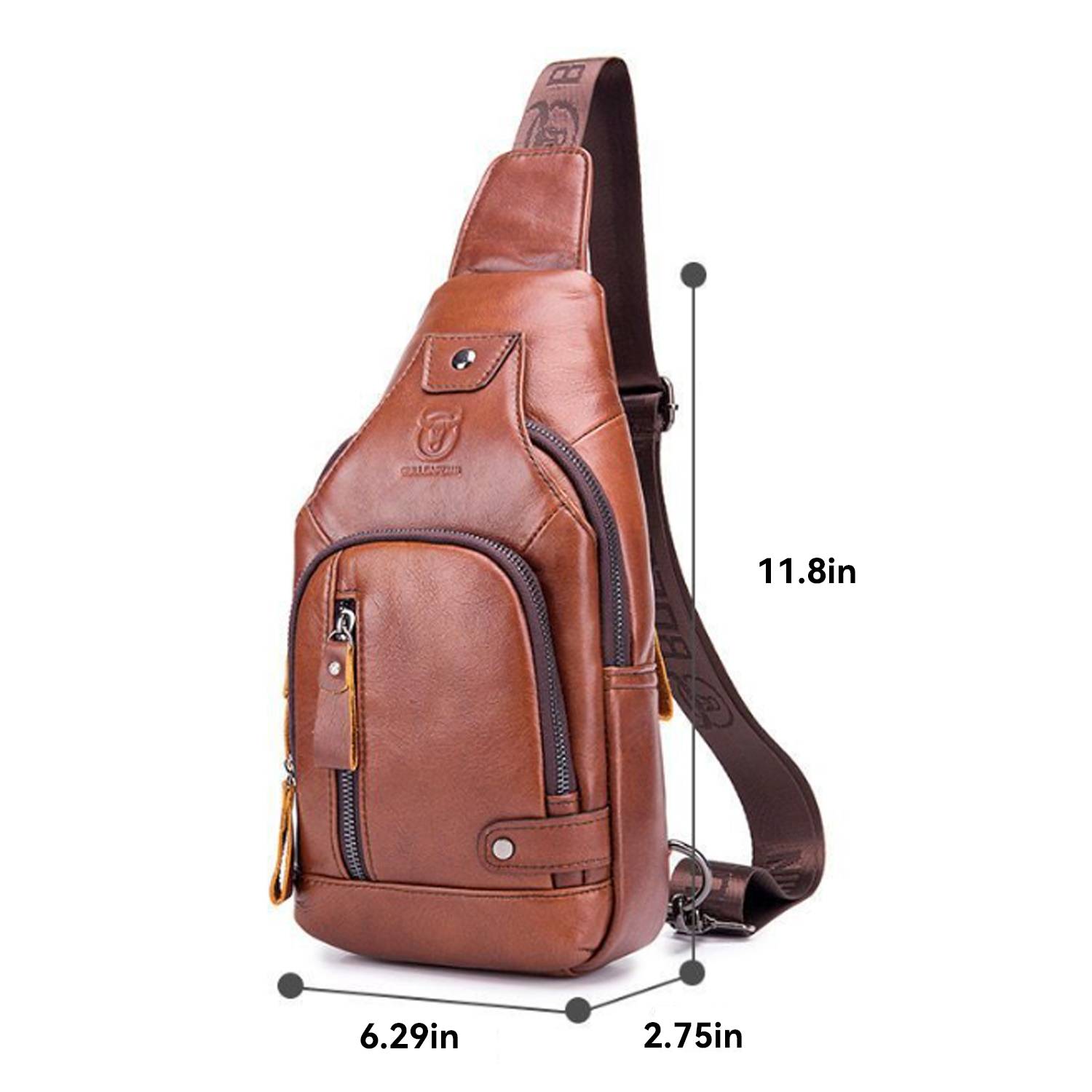 Outings Fashion-Forward Men's Genuine Leather Bag 2