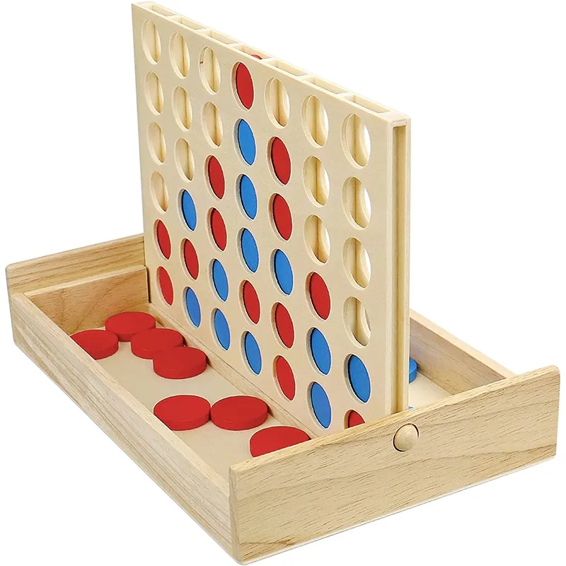 Custm Giant Classic Connect 4 Wooden Board Game 3