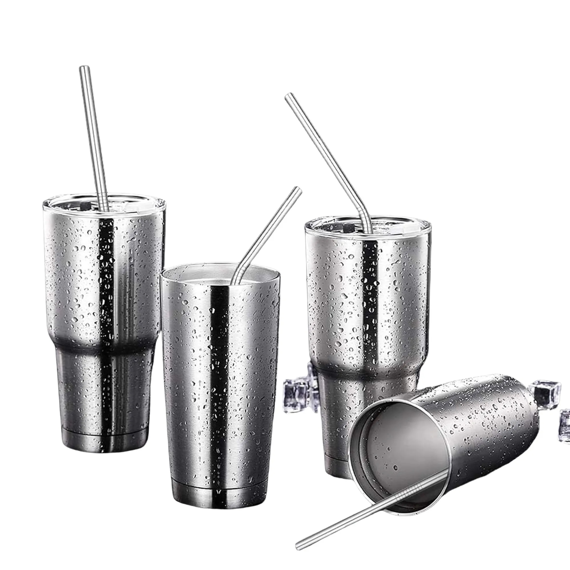 3 In 1 Reusable Stainless Steel Straw Set 20