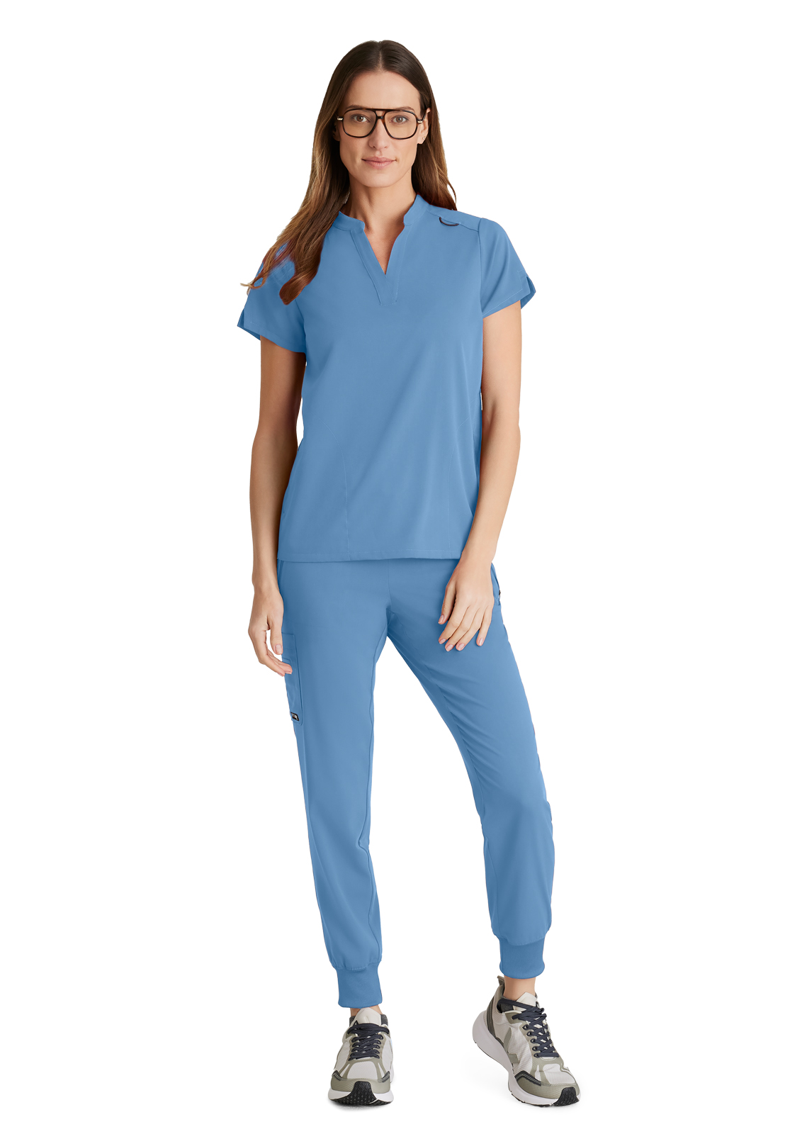 Grey's Anatomy Spandex Stretch - Women's Two-Pocket Avery Scrub Top 23