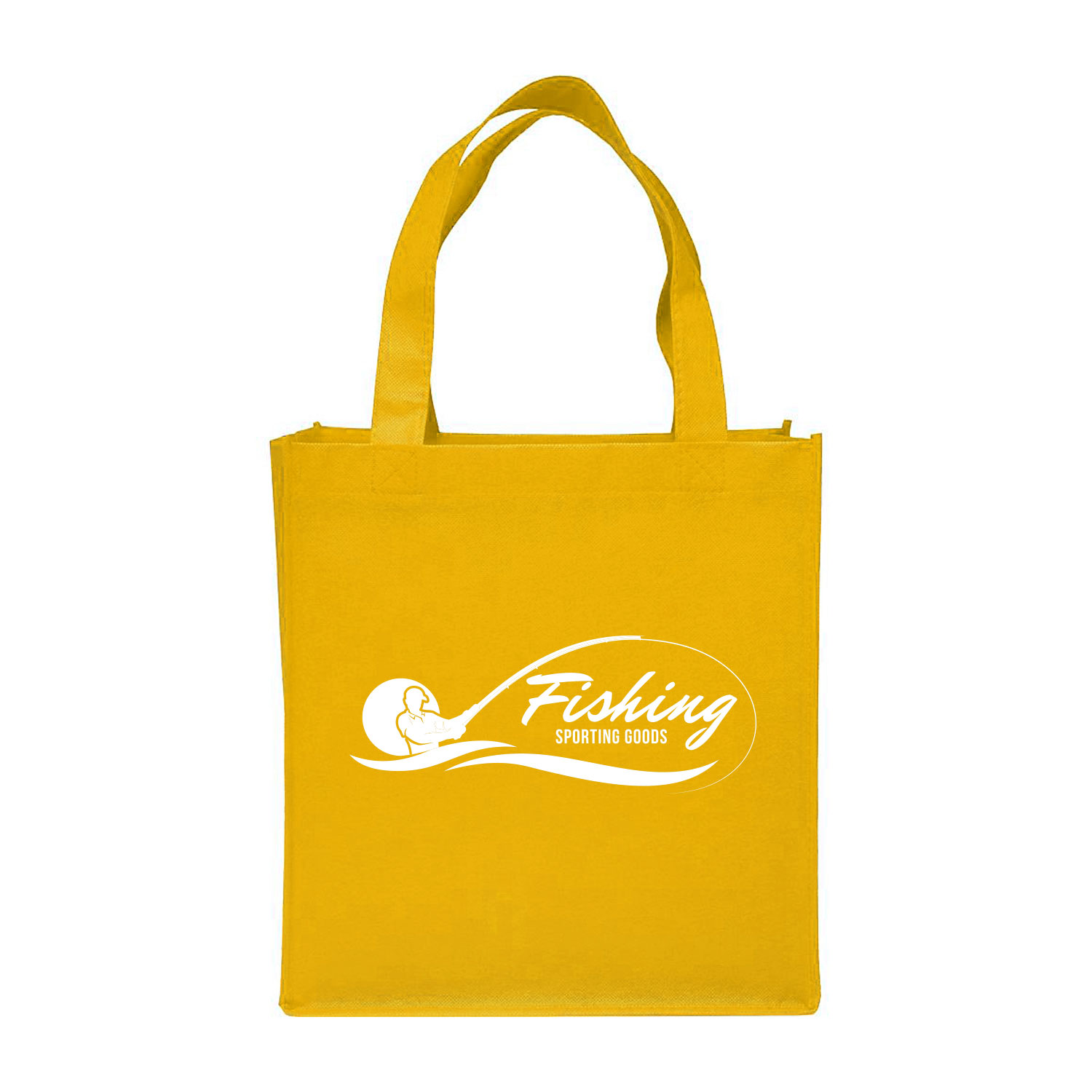 Clipper Non-Woven Grocery Tote Bag (2 Color Imprint) 13