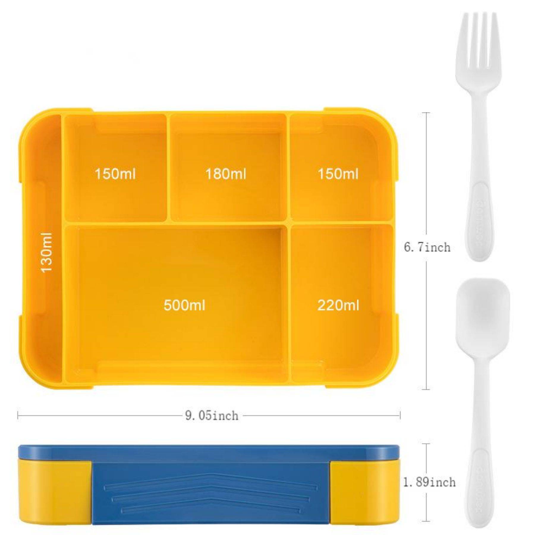 Divided Sealed Lunch Box 4