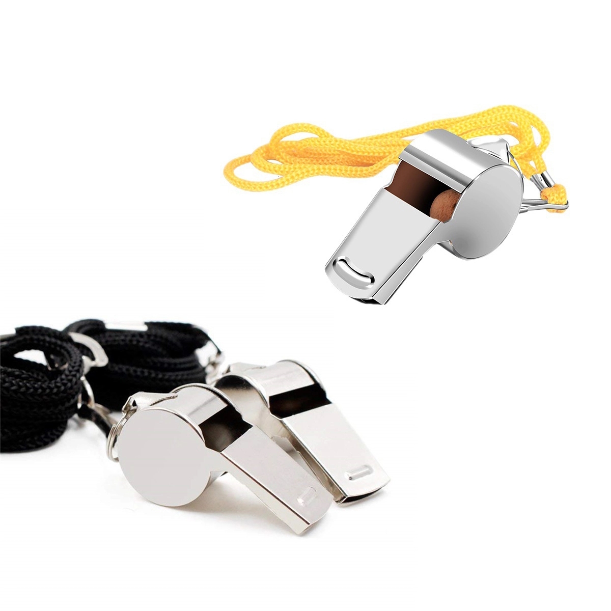 Metal Whistle With Lanyard 1