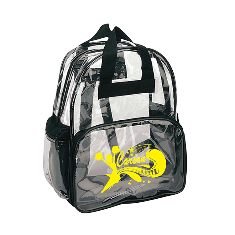 Clear PVC Promotional Backpack - 12"w x 15"h x 6"d 2