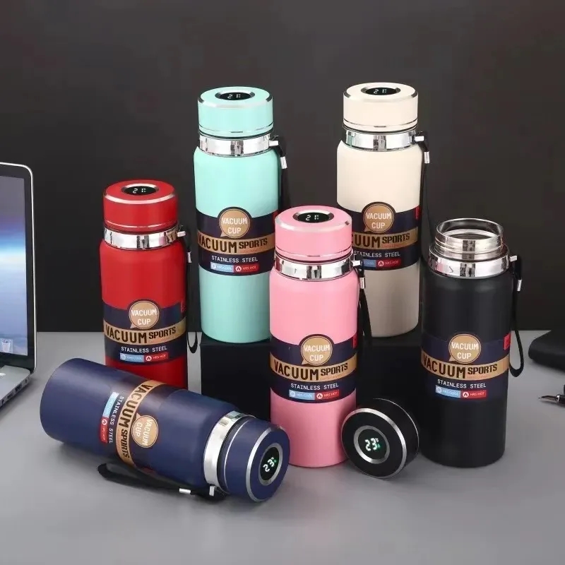 Intelligent Temperature Display insulated Water Bottle 20OZ 3