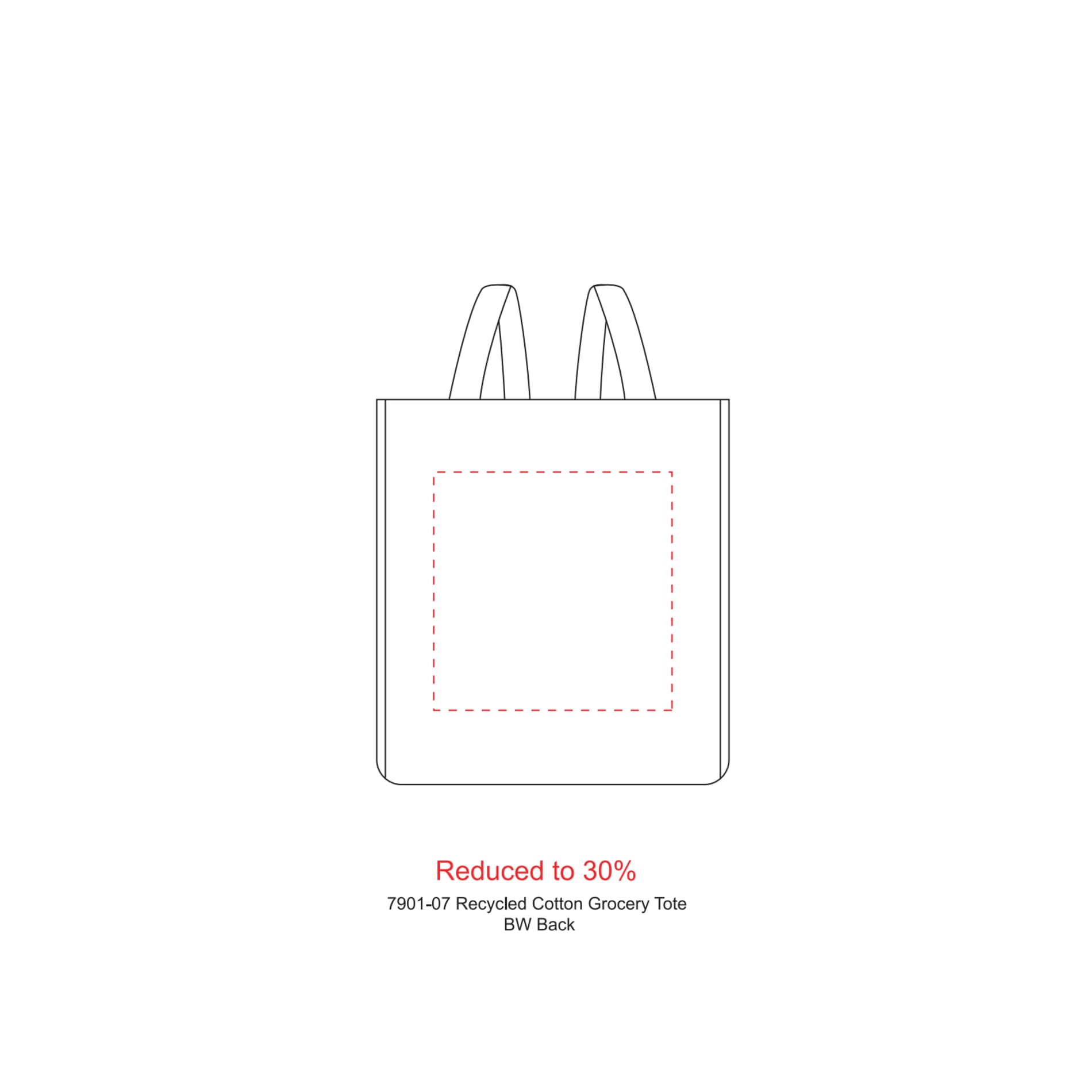 Recycled Cotton Grocery Tote 62
