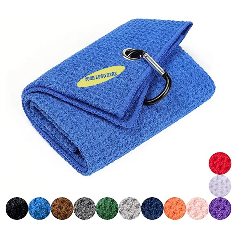 Golf Towel With Carabiner 1