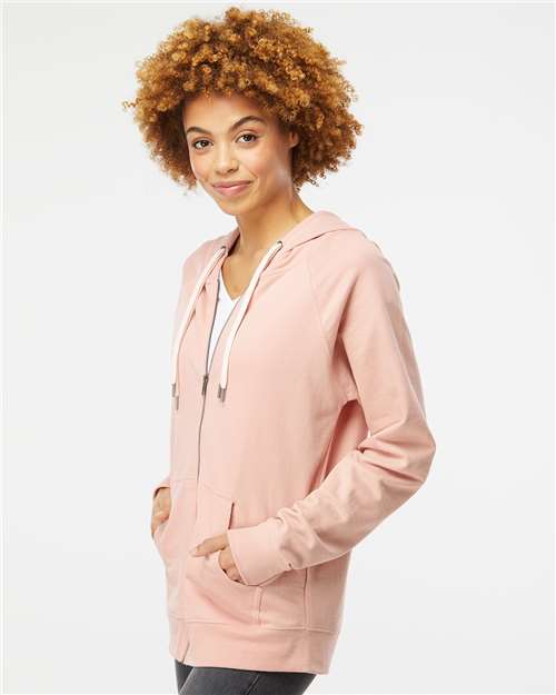Unisex Icon Lightweight Loopback Terry Full-Zip Hooded Sweatshirt - SS1000Z 111