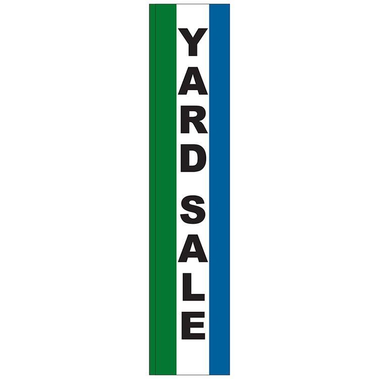 "YARD SALE" 3' x 15' Message Feather Flag 1