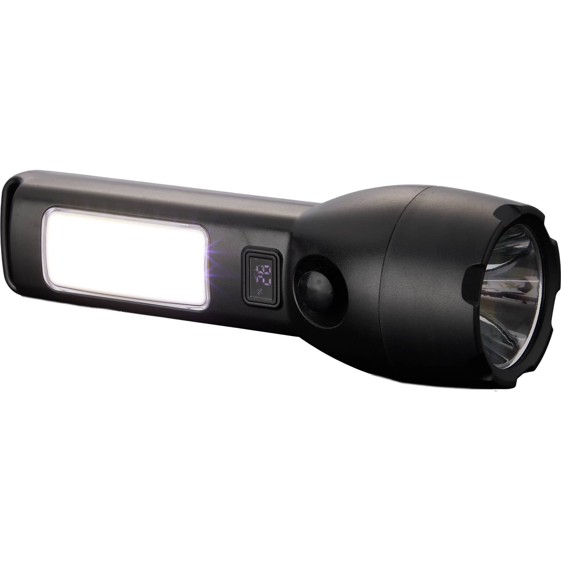 Solar Powered Rechargeable COB Flashlight 38