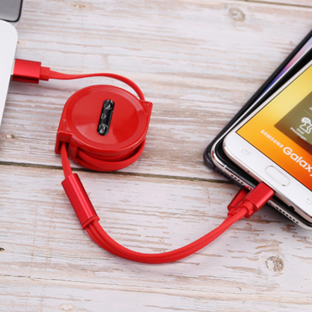 Retractable 3-in-1 Charging Cable 2