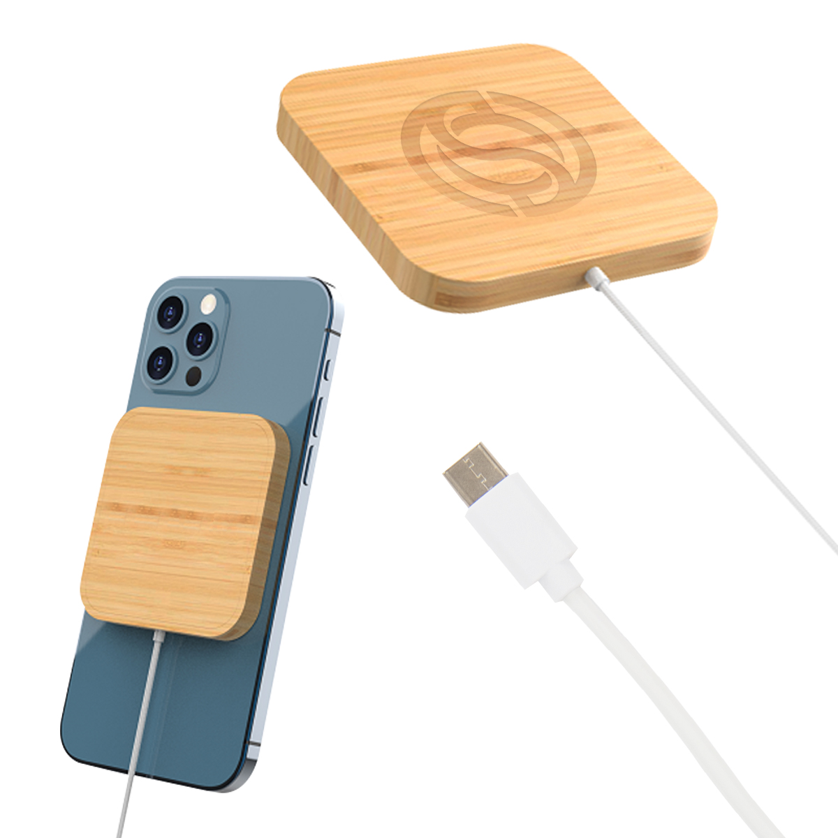 Mag Max Bamboo Magnetic Wireless Charger 2.0 3