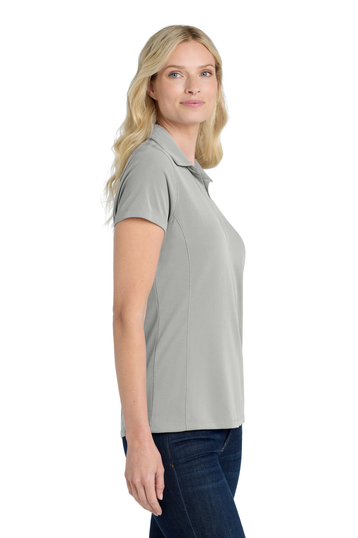 Port Authority Women's Poly Oxford Pique Polo. LK582 5