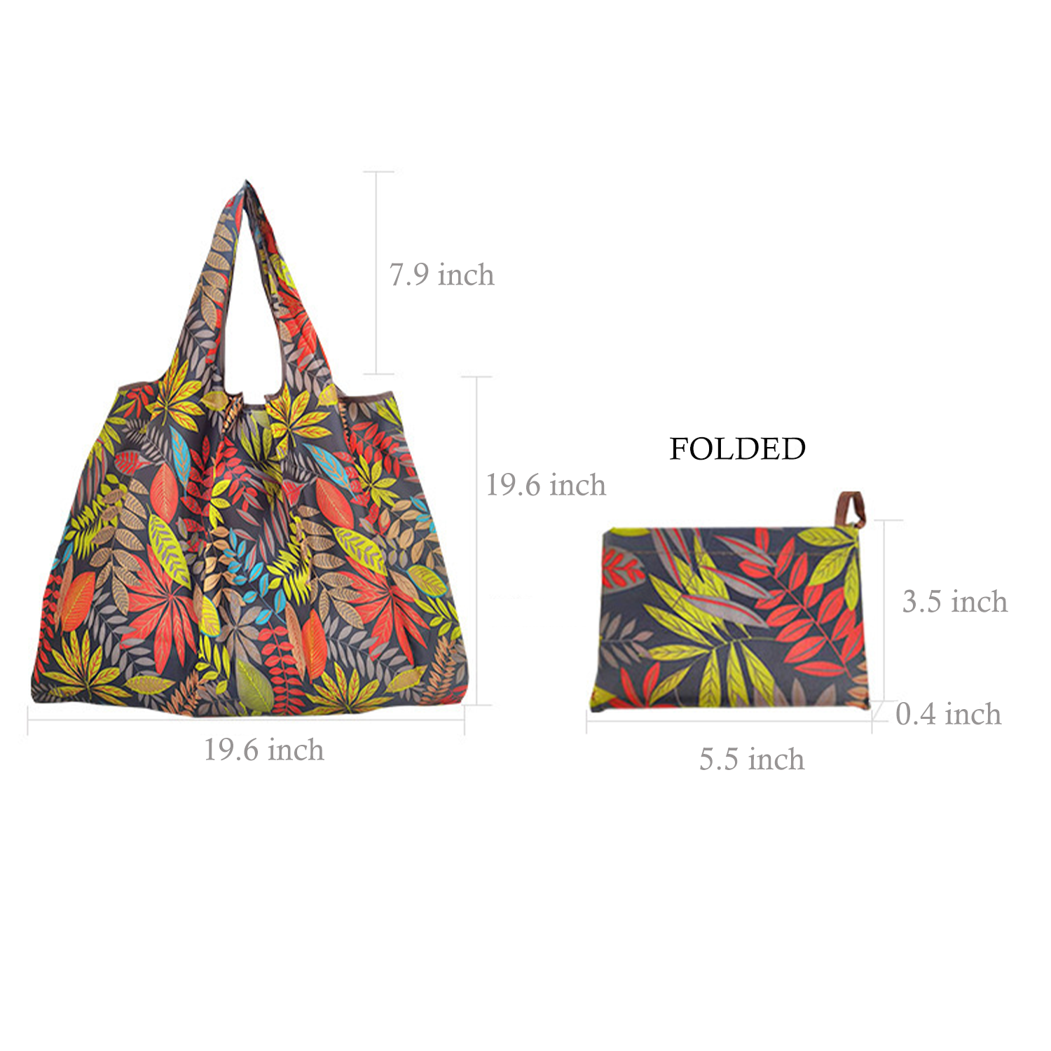 Customize Large Capacity Nylon Shopping Grocery Handbag Tote 1