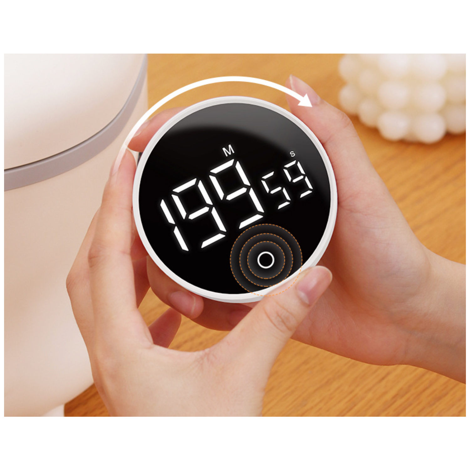 Magnetic Countdown Countup Timer Digital Kitchen Alarm Clock 7