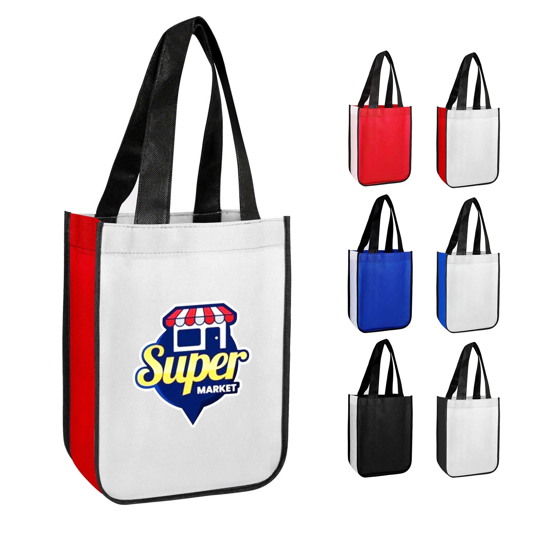 Non-Woven Two Tone Gift Bag 6